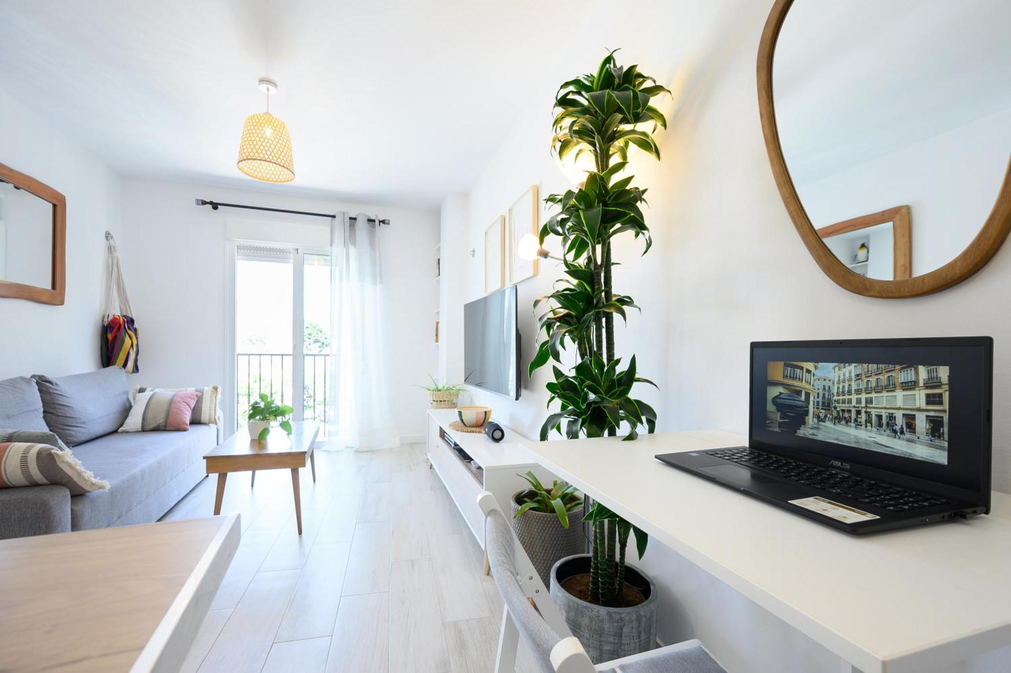 Bright Apartment In Málaga Eksteriør billede